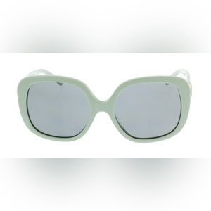 PASTEL GREEN SQUARE FULL RIM SUNGLASSES